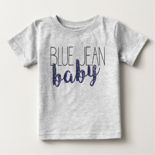 Blue Jean Baby Pop Culture Novelty Music Baby T-Shirt