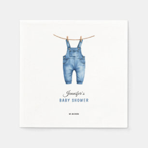 Blue Jean Baby Shower - Denim Theme Napkins