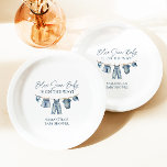 Blue Jean Baby Shower, Western Baby Shower Paper Plates<br><div class="desc">Blue Jean Baby Shower,  Western Baby Shower Paper Plates
This lovely plate features hand painted clipart with modern typography. This plate is a perfect way to accent your special day! Perfect for any season and fits any western,  country,  rustic or bohemian themed shower!</div>
