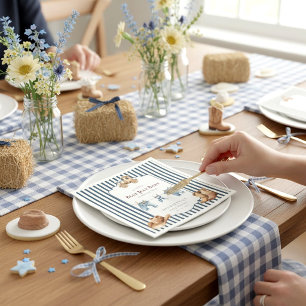 Blue Jean Baby Western Cowboy Baby Shower  Napkins