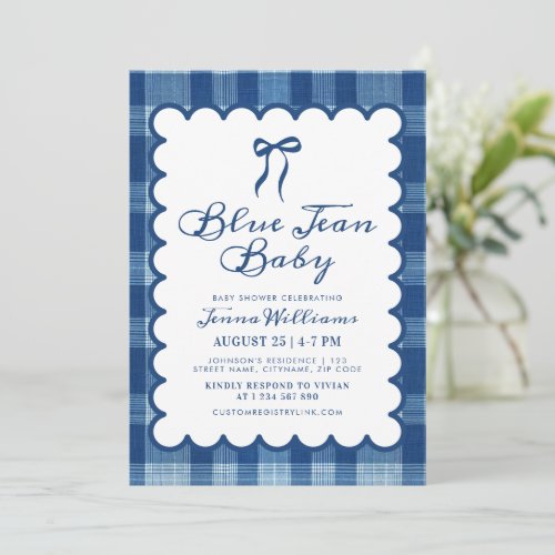Blue Jean Boy Baby Shower 