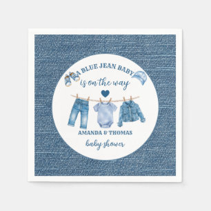 Blue Jean Boy Baby Shower  Napkins