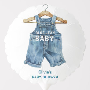 Blue Jean Boy Western Baby Shower Balloon