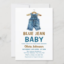 Blue Jean Boy Western Baby Shower