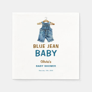Blue Jean Boy Western Baby Shower Napkins