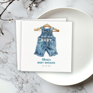 Blue Jean Boy Western Baby Shower Napkins
