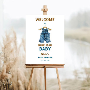 Blue Jean Boy Western Baby Shower Welcome Foam Board