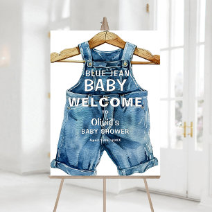 Blue Jean Boy Western Baby Shower Welcome Foam Board