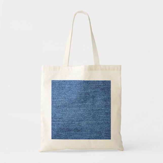 Blue Jean Denim Background Tote Bag (Front)