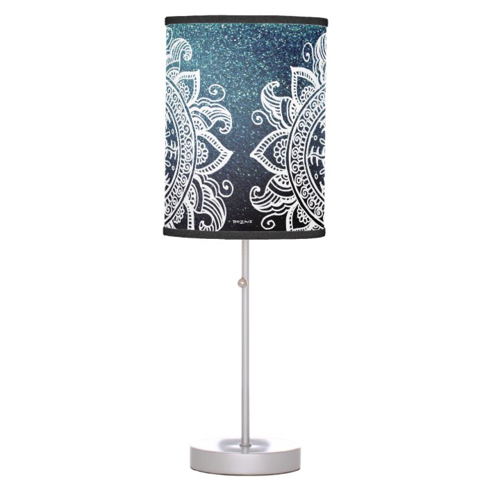 denim blue table lamp
