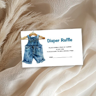 Blue Jean Diaper Raffle Enclosure Card