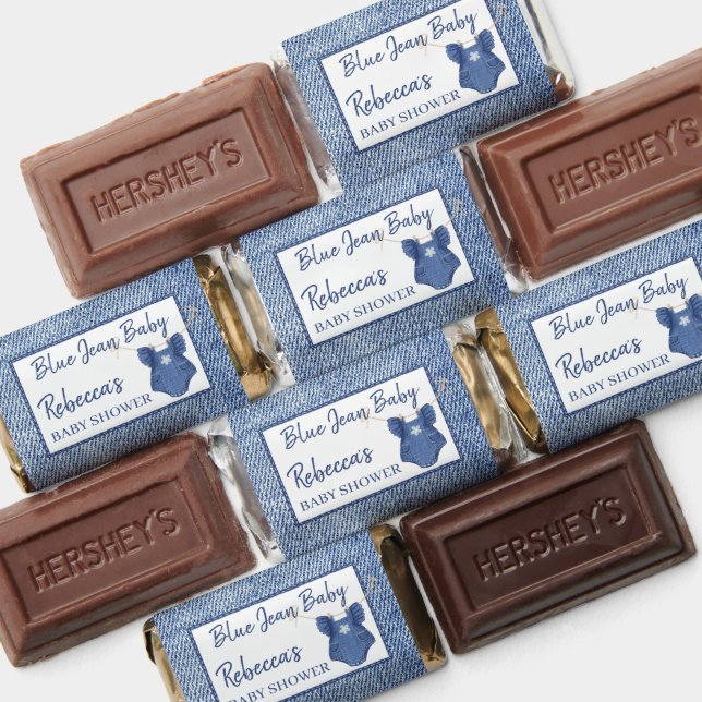 Blue jean girls denim baby shower edible favor (Assorted)