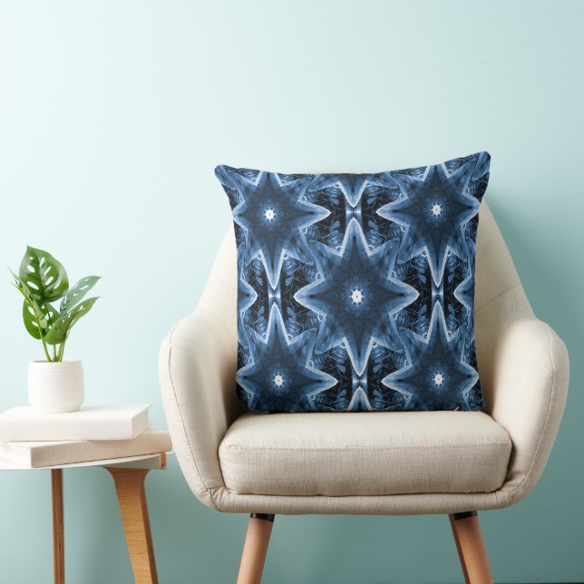 Blue Jean Lilies.... Throw Pillow (Chair)