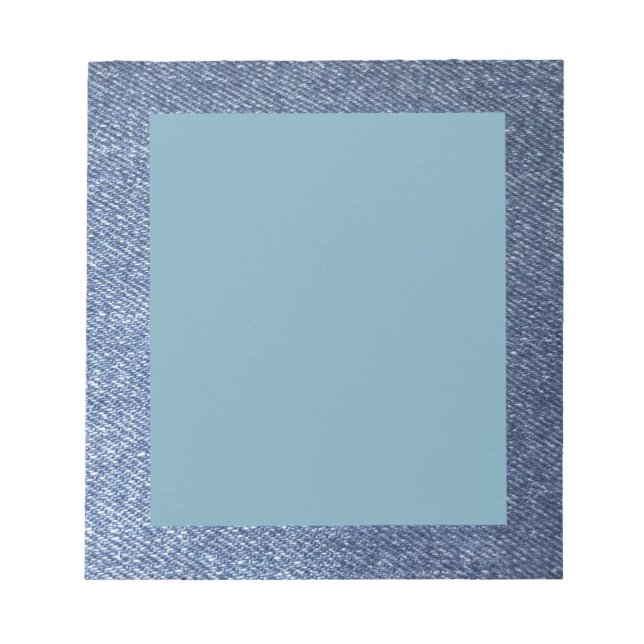 Blue Jean Notepad  (Front)