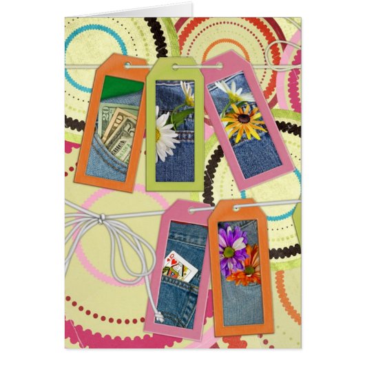 blue jean pockets cards (Front)