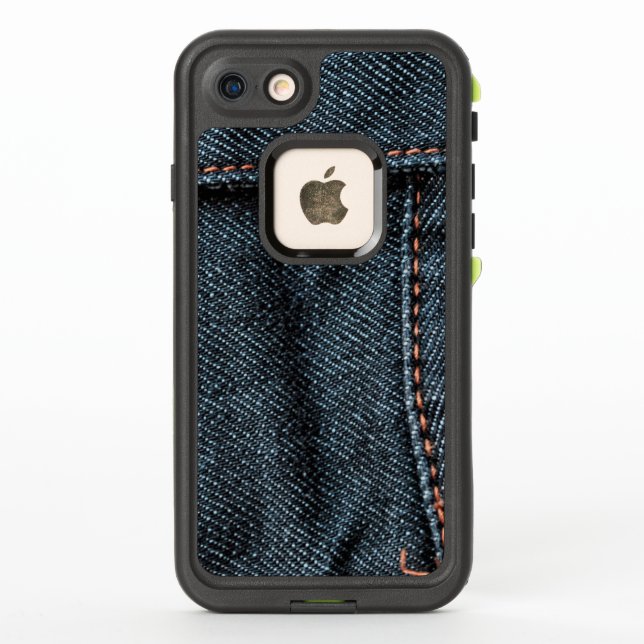Blue Jean Stitching LifeProof iPhone Case (Back)