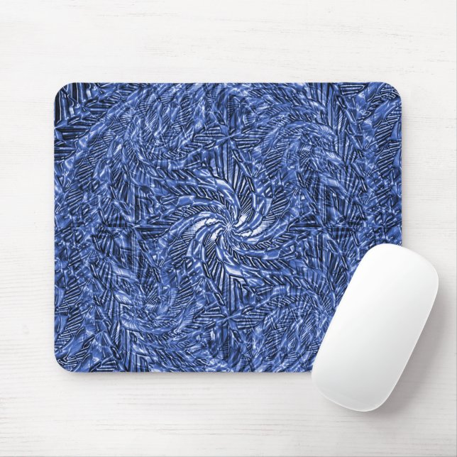 Blue Jean swirl..... Mouse Pad (With Mouse)