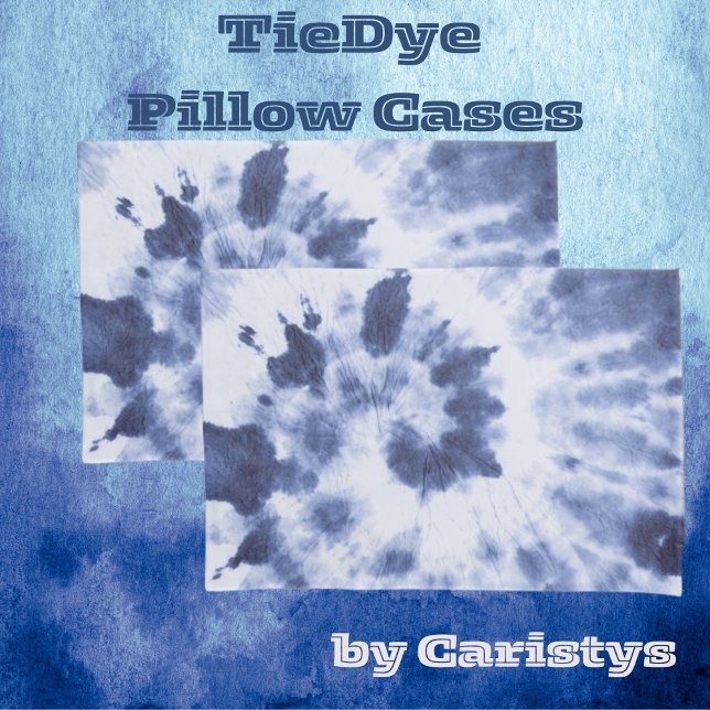 Blue Jean Tie Dye  Pillow Case (Creator Uploaded)