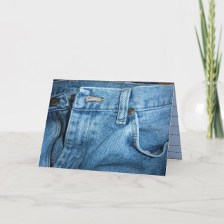 Blue Jean Your Invited Card