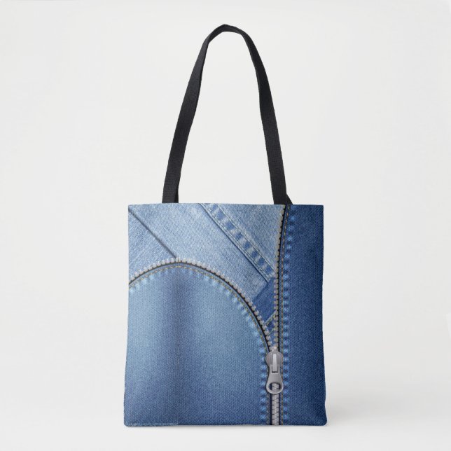 blue jeans bag (Front)