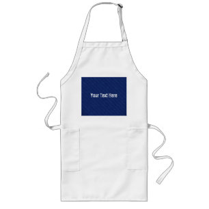 Blue Jeans - Custom Text Long Apron