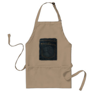 Blue Jeans Denim Pocket Adult Apron