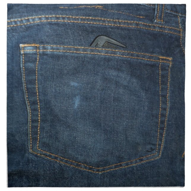 Blue Jeans Denim Pocket Napkin (Front)