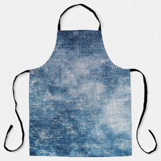 Blue Jeans Denim, Textured Background. Apron