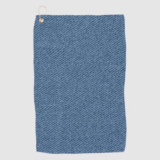 Blue jeans dust, jeans denim texture. golf towel (Front)