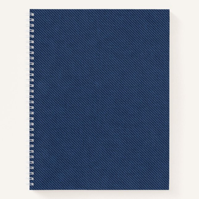Blue Jeans Fabric Notebook (Front)