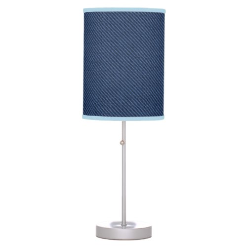 Blue Jeans Fabric Table Lamp