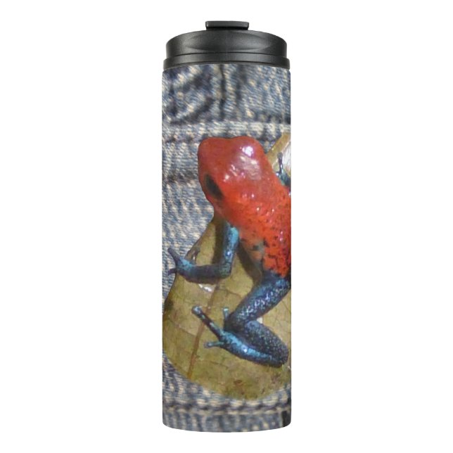 Blue Jeans Frog Tumbler (Front)