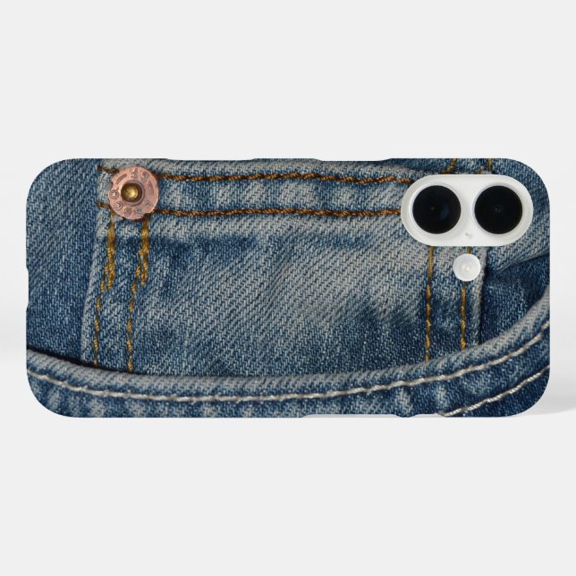 Blue Jeans Grunge Case-Mate iPhone Case (Back (Horizontal))