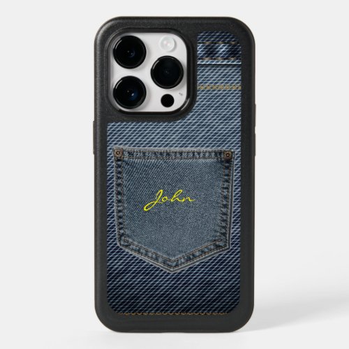 Blue Jeans look Symmetry Series Shown OtterBox i OtterBox iPhone 14 Pro Case