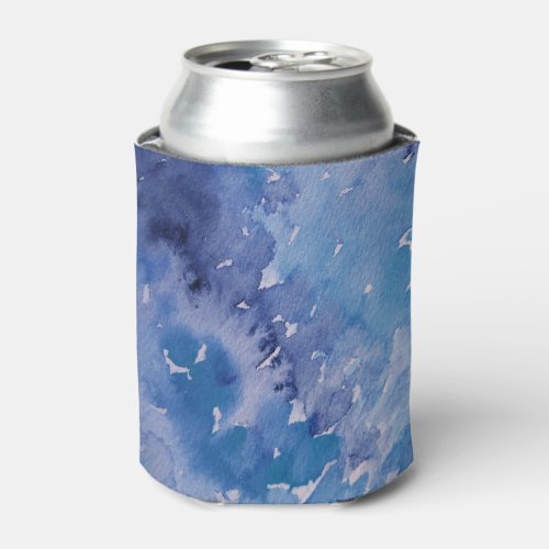 Blue Jeans Retro Tie Dye Can Cooler