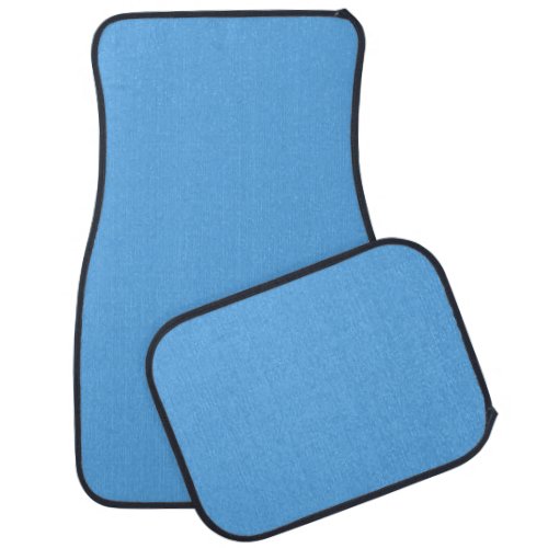  Blue jeans solid color  Car Floor Mat