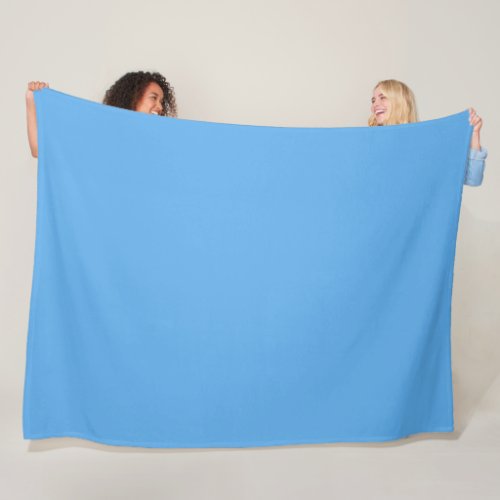  Blue jeans solid color  Fleece Blanket