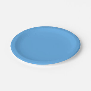 Blue jeans (solid color) Paper Plates