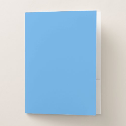  Blue jeans solid color  Pocket Folder