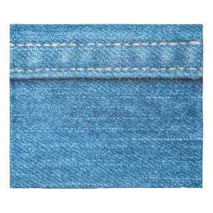 Blue jeans texture background. duvet cover