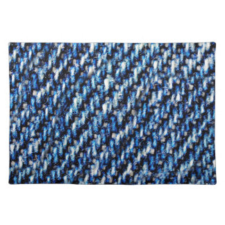 Blue jeans texture placemat