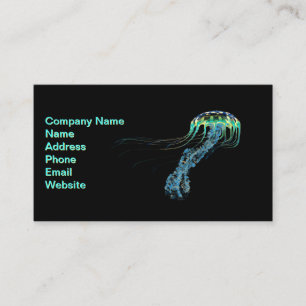 Blue Jellyfish Business Card