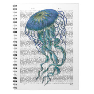 Blue Jellyfish Notebook