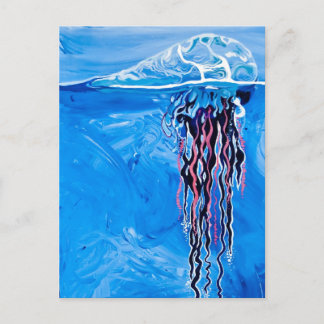 Blue Jellyfish Postcards