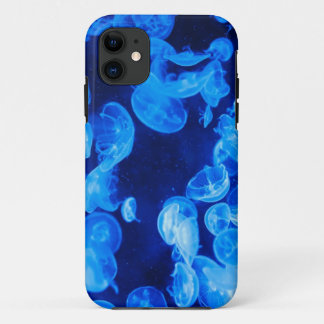 Blue Jellyfish underwater iPhone 11 Case
