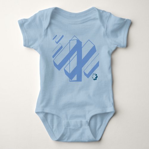 BLUE Jersey BABY Bodysuit UNISEX  mmetropolim