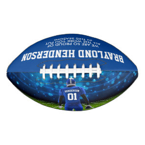 Blue Jersey Personalized Player Football