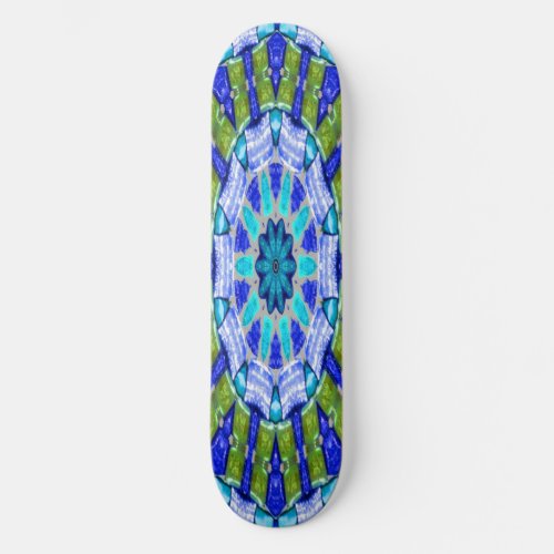 Blue Jewel Skateboard Deck