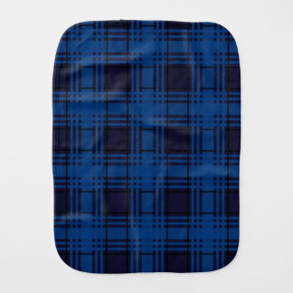 Blue Jewel Tartan Burp Cloth