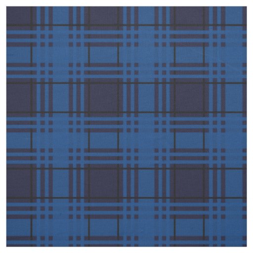 Blue Jewel Tartan Fabric